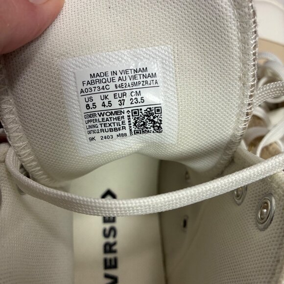 NEW Converse All Star Chuck Taylors Women’s Shoes Light Gold Sz 6.5 Streetwear - Picture 11 of 11